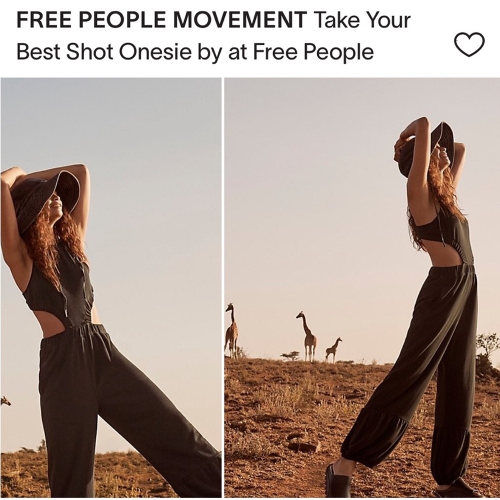 FREE PEOPLE MOVEMENT Take Your Best Shot Onesie Size Small - Picture 4 of 15